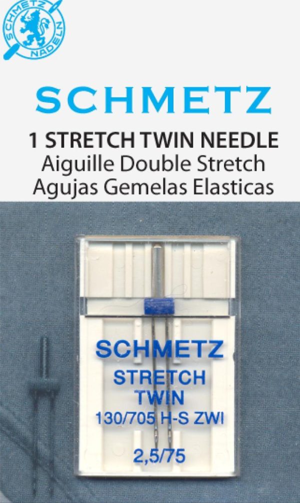 AGUJA SCHMETZ 705H-S ZWI DOBLE STRECH Nº 75/2.5 X1